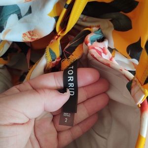 Torrid bikini 2x yellow floral